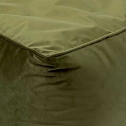 Core Cube Olive Velvet Bean Bag Cube - thumbnail 2