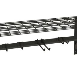 GoodHome Rand Black Garage Storage Rack With Hooks (H)412mm (W)968mm (D)400mm - thumbnail 3