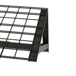 GoodHome Rand Black Garage Storage Rack With Hooks (H)412mm (W)968mm (D)400mm - thumbnail 4