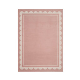 Melrose Colorama Scallop Blush Medium Indoor Area Rug 120/170Cm - thumbnail 4