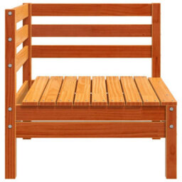 Berkfield Garden Sofa Corner Wax Brown Solid Wood Pine - thumbnail 5
