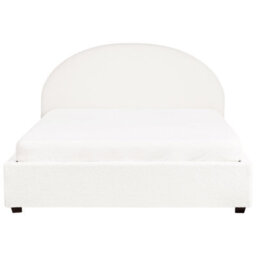 Beliani Ottoman Bed Boucle Vaucluse 160 X 200 Cm (Eu King Size) Off-White - thumbnail 7