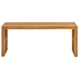 Wyld And Coco Luxegarden Acacia Solid Wood Garden Dining Table 150 X 35 Cm Light Oil Finish 4-Seater Indoor Outdoor - thumbnail 4