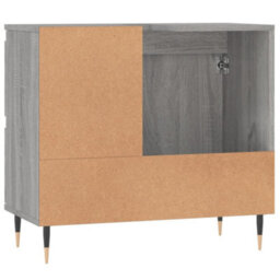 Berkfield Bathroom Cabinet Grey Sonoma 65X33X60 Cm Engineered Wood - thumbnail 7