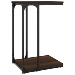 Berkfield Industrial Side Table Brown Oak 40X30X60 Cm Engineered Wood