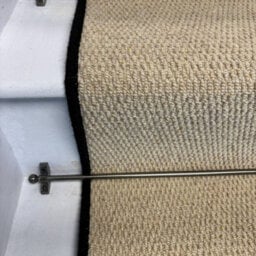 RainbowHome Kalahari Cream Stair Runner With 100% Wool Edge 60 650 - thumbnail 3