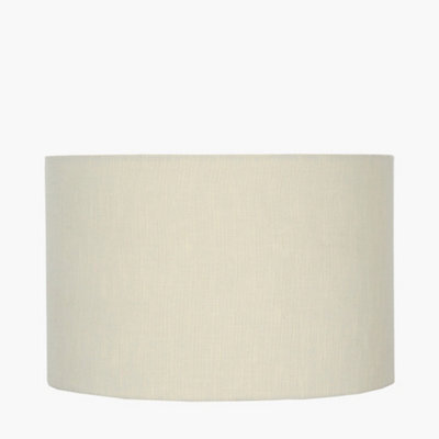 Pacific Lifestyle 50Cm Cream Linen Drum Lamp Shade For Table And Floor Lamps - image 1