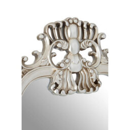 Orsina Champagne Decorative Swirl Design Wall Mirror,distinctive Mirror With Cartouche Frame,perfect For Gifting - thumbnail 3