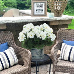 10 Artificial Geraniums And Begonias, Artificial Flowers For Decoration, Artificial Decorative Flowers, White, 35 Cm - thumbnail 6