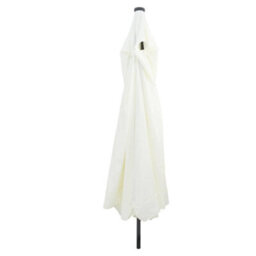 Walplus Garden Parasol White, Black 395 X 395 X 245 Cm Polyester, Steel - thumbnail 2