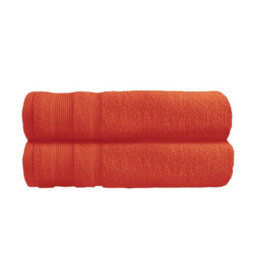 Allure Bath Fashions Luxury Zero Twist Egyptian Cotton Bath Towels Pack Of 2 - Terracotta
