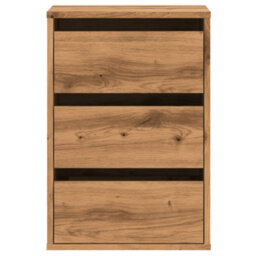 Berkfield Corner Chest Of Drawers Artisian Oak 40X41X58 Cm Engineered Wood - thumbnail 4