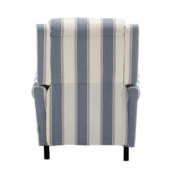 Tartan Reclining Armchair Recliner Massage Chair Home Sofa Living Room Bedroom - thumbnail 4