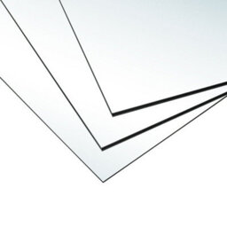 Living And Home Set Of 3 Clear Square Frameless Wall Mirror Tiles 400 X 400 mm - thumbnail 4