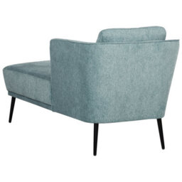 Beliani Left-Hand Chaise Longue Artheze Fabric Blue - thumbnail 5