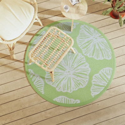 Walplus Outdoor Carpet Rugs For Garden Patios  Green 120 Cm Pp - image 1