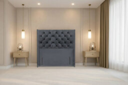 "Nexus Windsor Plush Divan, Steel, 54"" Winged Hb, No Drawers, Open Coil Mattress, Small Double" - thumbnail 7