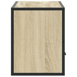 Berkfield Industrial Tv Cabinet Sonoma Oak 80X31X39.5 Cm Engineered Wood And Metal - thumbnail 5