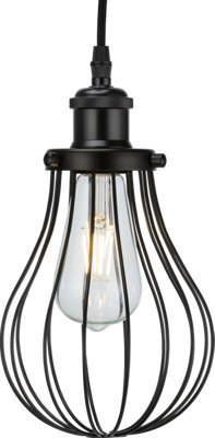 Luminosa Lighting Luminosa Knightsbridge Pendant Cage - Matt Black - Cag3Mb - image 1