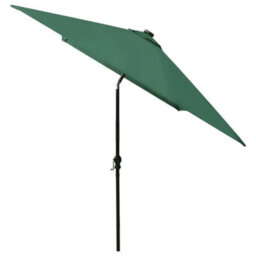 Berkfield Harmful Parasol With Leds And Steel Pole Green 2X3 M - thumbnail 5