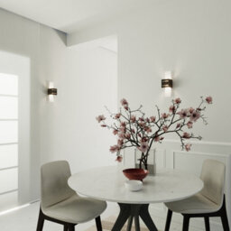 Sollux Lighting Loreto Aluminium & Glass Black 1 Light Classic Wall Light - thumbnail 9
