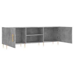 Berkfield Tv Cabinet Concrete Grey 150X30X50 Cm Engineered Wood - thumbnail 6