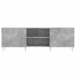 Berkfield Tv Cabinet Concrete Grey 150X30X50 Cm Engineered Wood - thumbnail 5