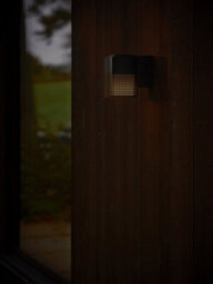 Nordlux Sidara Outdoor Wall Light Black Aluminium Solar E27 Sensor Coastal/marine Safe - Mains Powered, Ip54 - thumbnail 7