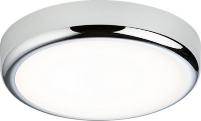 Luminosa Lighting Luminosa Cct Adjustable Led Bulkhead C/w Chrome Trim 230V Ip65 9W - image 1