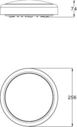 Luminosa Lighting Luminosa Cct Adjustable Led Bulkhead C/w Chrome Trim 230V Ip65 9W - thumbnail 2