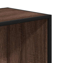 Berkfield Bookcase Brown Oak 60X35X139 Cm Engineered Wood - thumbnail 7