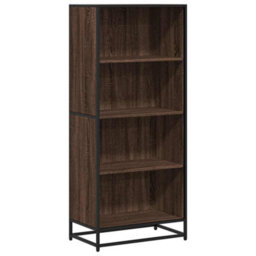 Berkfield Bookcase Brown Oak 60X35X139 Cm Engineered Wood - thumbnail 2