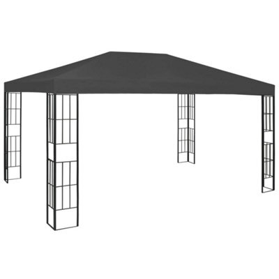 Walplus Gazebo Outdoor Beach Party Festival Camping Tent Canopy Wedding Marquee Awning3X4 M Anthracite - image 1
