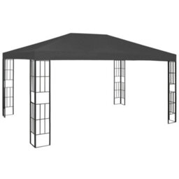 Walplus Gazebo Outdoor Beach Party Festival Camping Tent Canopy Wedding Marquee Awning3X4 M Anthracite - thumbnail 1