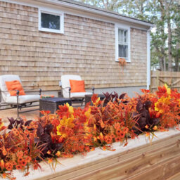 CLEFFNS 16 Bundles 7 Styles Artificial Fall Flowers Plants For Outdoors Fall Decor Fake Faux Flower Autumn Orange Leaves For Thanksgiving - thumbnail 5