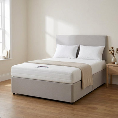 Rest Relax 4Ft6 Double 14Cm Medium-Firm Foam Mattress & 2 Deep Sleep Pillows Set - Supportive Everyday Comfort - image 1