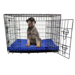 Actiaspet Large Dog Bed Cage Crate Pet Waterproof Hygienic Bedding Tough Hardwearing Cushion Mat Blue - thumbnail 4