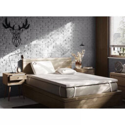 Xample Panda Bamboo Memory Foam Mattress Topper 5Cm Gel-Infused Orthopaedic Hydro Foam, Hypoallergenic Cover, Anti-Slip Base 5 Sizes - thumbnail 3