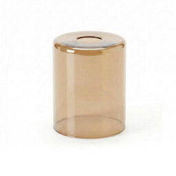 2Pack Amber Glass Pendant Light Shade E27 10Cm Diameter 12Cm Height Vintage Cylinder For Ceiling Lampshade - thumbnail 8