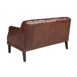 Angel Cerda 2-Seater Chester Sofa In Cognac Brown Leather - thumbnail 7