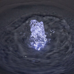 Primrose Siena Column Rippling Effect Garden Outdoor Water Feature Fountain With Led Lights H85Cm - thumbnail 4