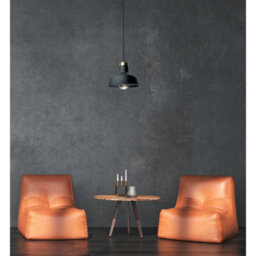 Luminosa Lighting Luminosa Faun Bar Pendant Ceiling Light Black, Gold 1X E27 - thumbnail 2