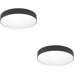 Loops 2 Pack Stylish Modern Black Ceiling Light For Indoor Spaces - Perfect For Any Room - thumbnail 1