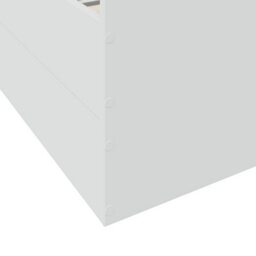 Berkfield Bed Frame With Drawers Without Mattress White 150X200 Cm King Size - thumbnail 8