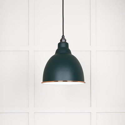 From the Anvil White Gloss Brindley Pendant In Dingle - image 1