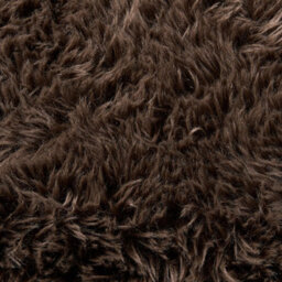 Wyld And Coco Elitehome Retro Armchair - Dark Brown Faux Fur Upholstery, Rubberwood Legs, W77 X D68 X H76Cm - thumbnail 9