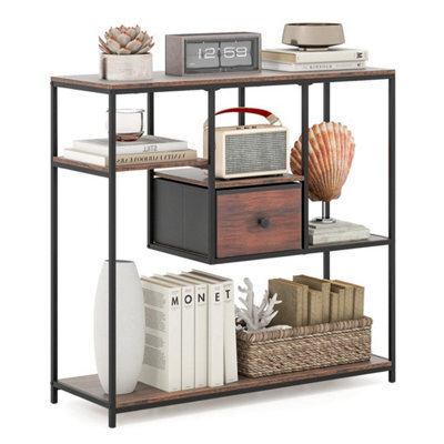 100Cm Console Table Behind Sofa Couch Table W/ Storage - image 1