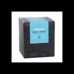 Guidance Jasmine & White Sage Scented Candle Blue Glass Spell Candle - thumbnail 5