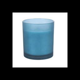 Guidance Jasmine & White Sage Scented Candle Blue Glass Spell Candle - thumbnail 4