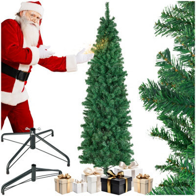 Tectake Christmas Tree Comet - Artificial Christmas Tree In Green With Lifelike Look - 210 Cm - Green - image 1